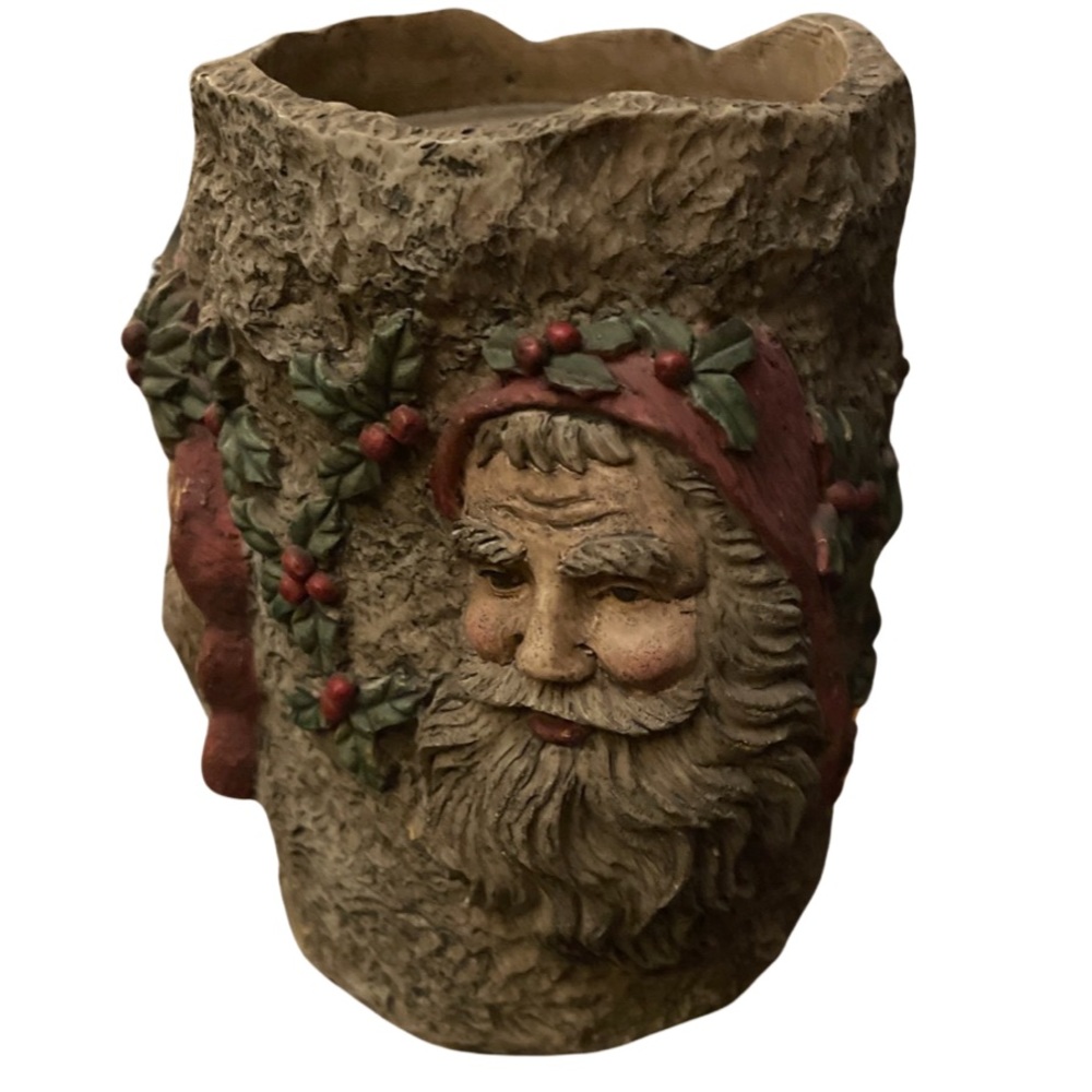 LIKE NEW: House of Lloyd BLACK FOREST SANTA CANDLEHOLDER